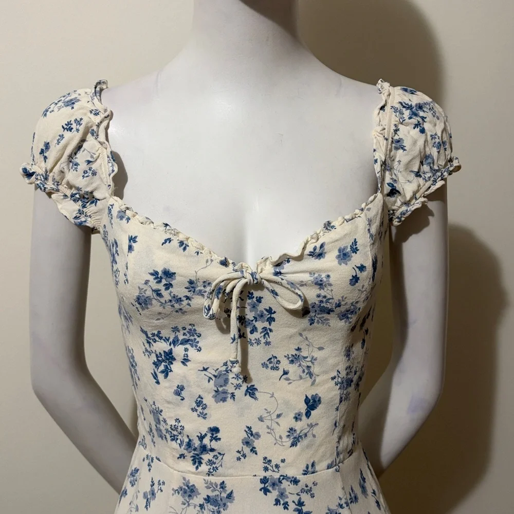 Reformation Pacey Cottagecore Dress in Lula Print Bohemian Size 2 - Picture 7 of 16